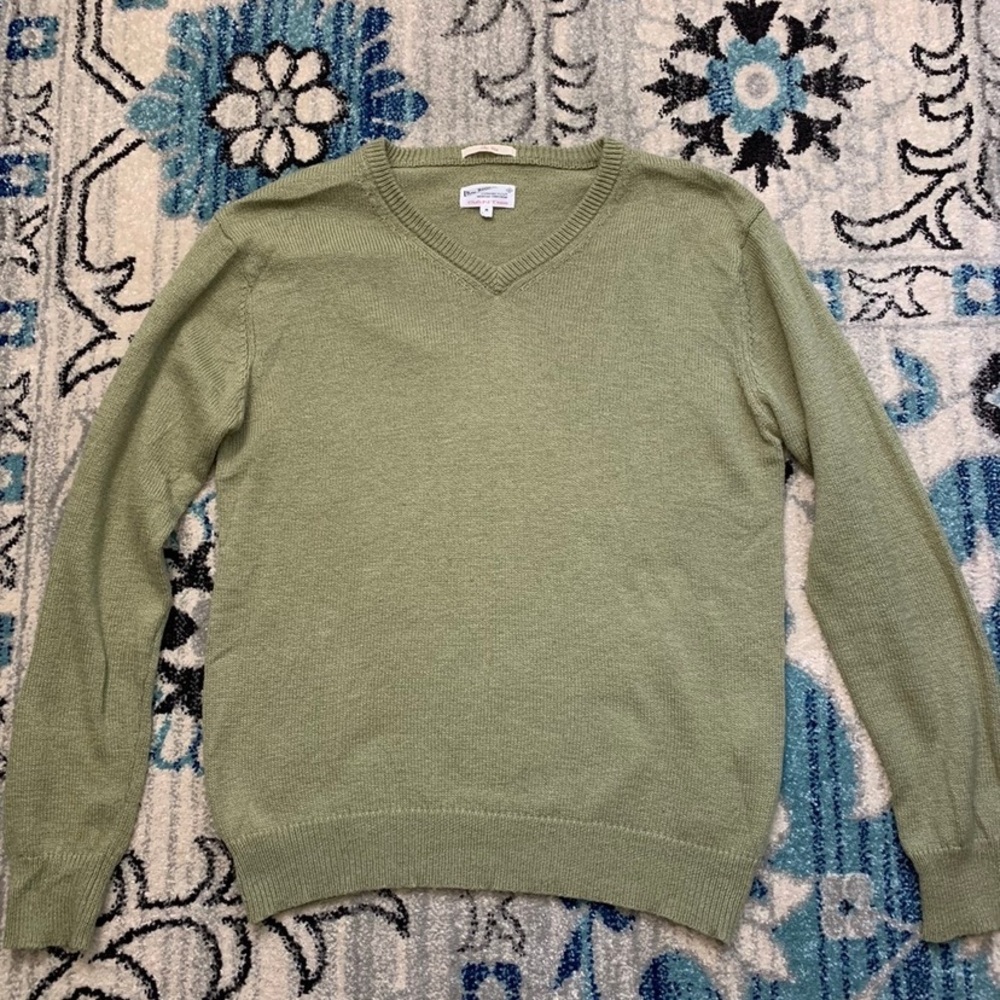 NWOT Gant Rugger The Vee Cotton V-Neck Sweater